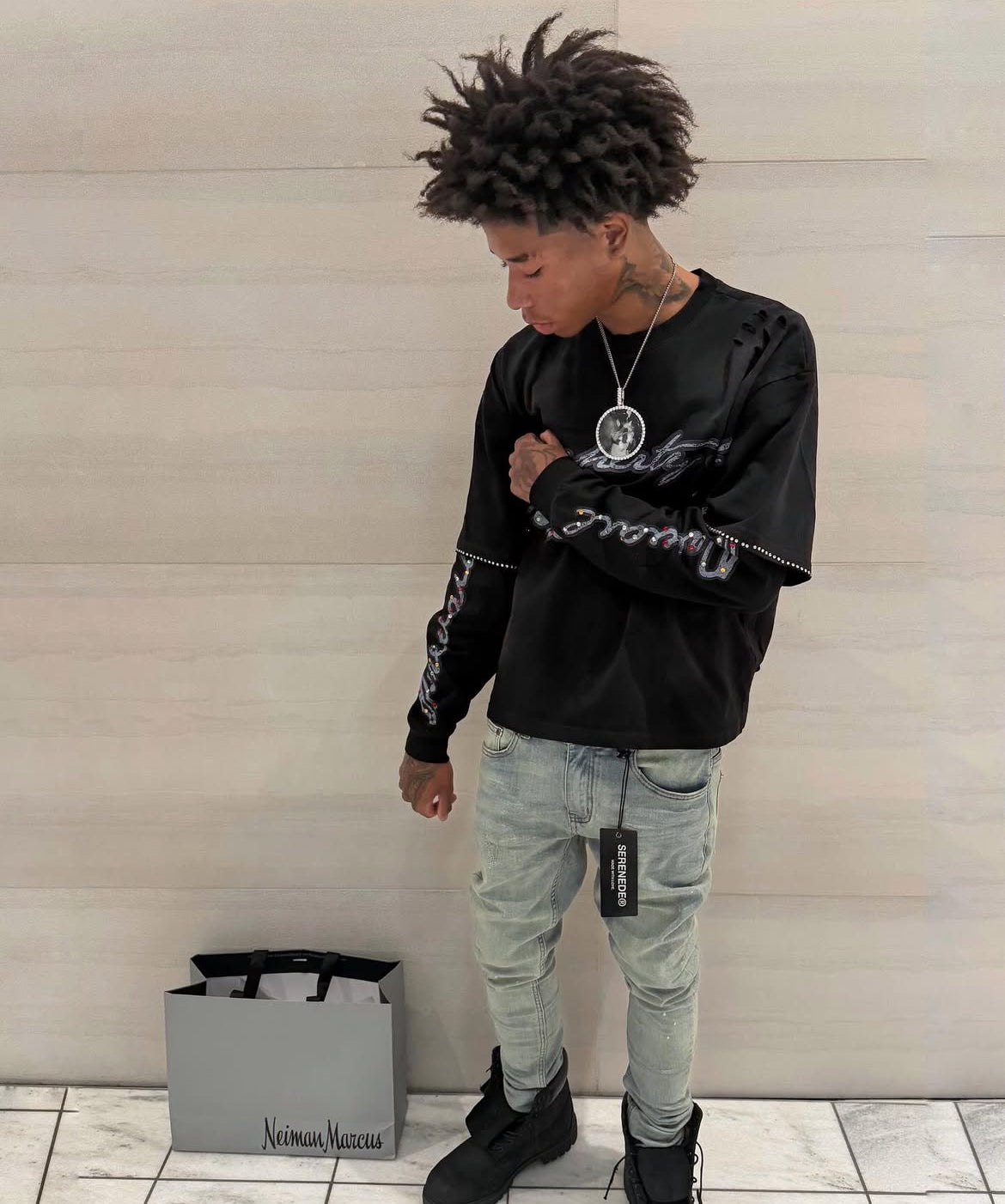 Ostentatious Rhinestone DBL Layer