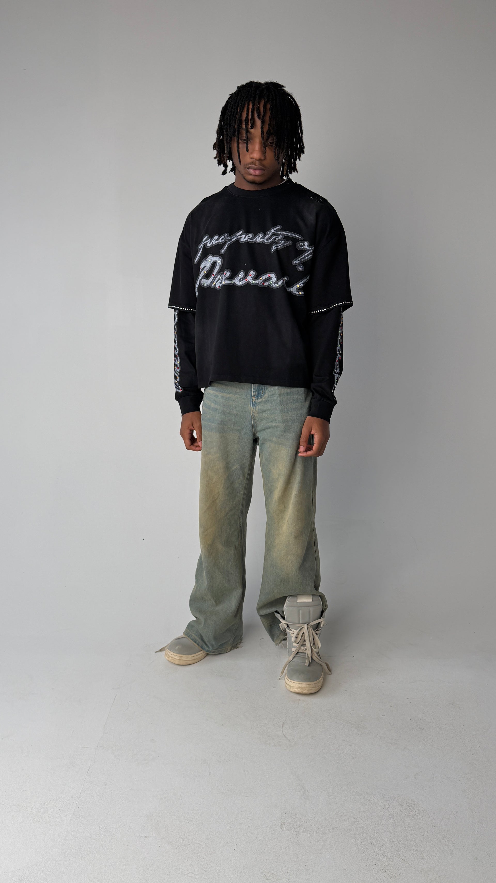 Ostentatious Rhinestone DBL Layer